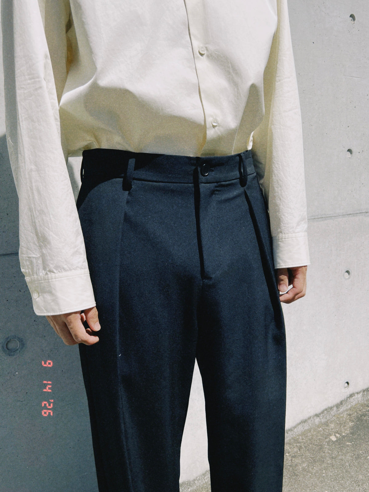 Structured Wool Pants